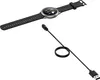 A smartwatch and its charging cable are displayed against a white background. Náhľad obrázku produktu