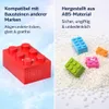Baustein Set 2000 Stück Klemmbausteine Mix Bauset Bauklötze Produktbild-Vorschau 5
