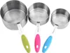 5 Stück/Set Edelstahl-Messbecher-Set Zucker Kaffee Milch Produktbild-Vorschau 2