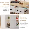 Merax Mobile: isola da cucina da 120 cm con ante in vetro e Anteprima dell’immagine prodotto 7