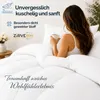 Bettwäsche 240x220 Weiß Damast Streifen – Renforcé Produktbild-Vorschau 4