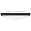 A close-up, side view of a square black ceiling light with a white diffuser. Náhľad obrázku produktu
