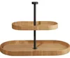 Asa Etagere Wood Weidenholz oval (2-stufig) (35,5x16,5cm) Produktbild-Vorschau 1