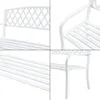 Gartenbank 'Opsasar' für 2-3 Personen Stahl 127 x 53,5 x 88 Produktbild-Vorschau 6