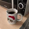 Kaffeebecher mit niedliche Katze und Nikolausmütze Produktbild-Vorschau 5