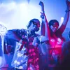 Two people dancing at a party with LED glasses. Podgląd zdjęcia produktu