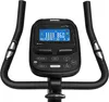 Close-up of the console and handlebars of an exercise bike. Produktbild-Vorschau