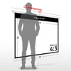 ESMART Economy EXM Motor-Leinwand 157 cm Bild 120 x 90 cm Produktbild-Vorschau 2
