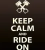 vianmo Holzschild 40x30 cm Keep Calm and Ride on Produktbild-Vorschau 1