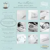 Baby Bett SET Welle, Kopfkissen und Bettdecke Produktbild-Vorschau 2