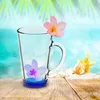 PLATINUX Bunte Kaffeegläser Teegläser mit Griff 360ml Set 6 Produktbild-Vorschau 5