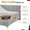 MKS MEBLE Polsterbett, Doppelbett DRINEA auf Metallbeinen, Produktbild-Vorschau 9