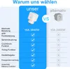 8er 16A Smart Steckdose mit App Steuerung,WLAN Produktbild-Vorschau 3