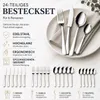 Besteckset 24 Teilig Besteck für 6 Personen Edelstahl Produktbild-Vorschau 1