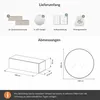 Flur Möbel Garderobe 2x Hängeschrank 100 cm Kaschmir mit Produktbild-Vorschau 8