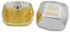 Facettierter Flakon von Paco Rabanne Lady Million Lucky mit goldener Flüssigkeit und abgenommener silberner Kappe, achteckiges Design. Anteprima dell’immagine prodotto