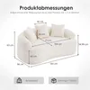 okwish Zakřivená dvoumístná pohovka s područkami a Náhled obrázku produktu 7