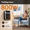 Steckdosenheizung 800W Mini Keramik Heizlüfter mit Produktbild-Vorschau 7