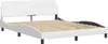 vidaXL Bedframe "Dover", wit, 160x200 cm, kunstleer Productafbeelding-voorbeeld 3