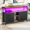 Meuble TV ProximaX avec éclairage LED RGB, meuble TV de Voir les images du produit 1