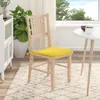 vidaXL Sitzkissen 4 pcs Helles Gelb 40 x 40 x 3 cm Stoff Produktbild-Vorschau 4