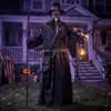 Animatronischer Geisterdoktor 190 cm, Halloween-Deko mit LED-Augen Produktbild-Vorschau