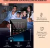 A family is watching TV while a mini-fridge is in the foreground. Produktbild-Vorschau