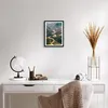 Gerahmtes Poster - Schwarzer Rahmen - Berge Weg Wald - Produktbild-Vorschau 6