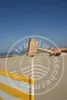 Pare-vent de plage 4 m jaune/blanc en Polyacrylique - Voir les images du produit 7