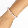 Rosenquarz Armband Damen mit 925 Echt-Silber-Verschluss – Produktbild-Vorschau 7