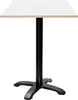 Hochtisch 60 x 60 cm – Modell Bazila mit weißen Holzkanten Produktbild-Vorschau 1