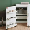 Nähtisch Vicco Carmen Weiß 160 x 80.2 cm mit 6 Regalfächer, Produktbild-Vorschau 4