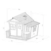 AXI Spielhaus Lisa aus  Holz | Outdoor Kinderspielhaus mit Produktbild-Vorschau 6