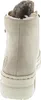 The back view of a beige boot with fur lining. Podgląd zdjęcia produktu
