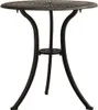 vidaXL Zahradní stůl Bronz 62x62x65 cm Hliníkový odlitek Náhled obrázku produktu 6