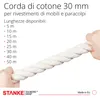 Seilwerk STANKE Corda cotone 30mm x 10m, intrecciata con 3 Anteprima dell’immagine prodotto 3