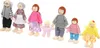 Houten poppenhuis, familie, schattende simulatie, 7 poppen, Productafbeelding-voorbeeld 4