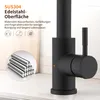 Homelody Černá Kuchyňská Armatura, Dvě Vodní Trysky, 360° Náhled obrázku produktu 4