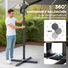 Outsunny Alu Ampelschirm LED Solar Ø300 cm höhenverstellbar Produktbild-Vorschau 4