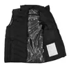 An open black vest shown from the inside. Náhled obrázku produktu