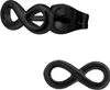 Ohrringe Infinity Ohrstecker 316L Chirurgenstahl Produktbild-Vorschau 1