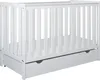 ZEE BAMBI Lettino Bambini Bianco 120x60 cm 2in1 con Anteprima dell’immagine prodotto 2