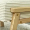 HOMCOM Sitzhocker Hocker mit weichem Sitzkissen Holzbeinen Produktbild-Vorschau 9