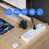 10 fach Flachstecker Steckdosenleiste, USB Steckdosenleiste Produktbild-Vorschau 10