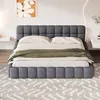 INONEFT Bubble-Bett 160x200 cm, letto imbottito, letto Anteprima dell’immagine prodotto 4