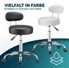 CASARIA® Rollhocker mit Lehne Höhenverstellbar 10cm Produktbild-Vorschau 7