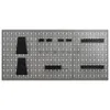 vidaXL Werkzeugwand 3 Stk. 40×58 cm Stahl Produktbild-Vorschau 1