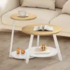 Couchtisch 2er-Set Rund, Beistelltisch, Wohnzimmertisch, Produktbild-Vorschau 3