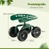 Robuster Gartenwagen mit PP-Rädern, mobiler Arbeitssitz mit Produktbild-Vorschau 7