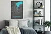 MuchoWow® Gerahmtes Poster Stadtplan - Karte - Deutschland Produktbild-Vorschau 4